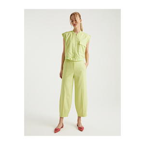 Pantalones Holgados para Mujer en Mezcla de Viscosa, Cómodos y con un Diseño Elegante - Product Image 1