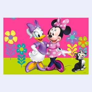 Nappe en plastique Minnie Mantel 1,2x1,8m pour décoration de fête, lot de 2 - Product Image 1
