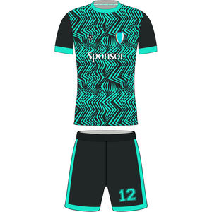 Ensembles de maillots de football club personnalisés nouveau design uniforme d'équipe pour adultes impression numérique 100% polyester maillot de football à séchage rapide - Product Image 2