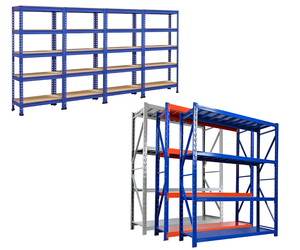 분말 코팅 스틸 랙 보관 선반 차고 산업 창고 제조업체를위한 헤비 듀티 조정 가능한 사용자 정의 단위 - Product Image 1