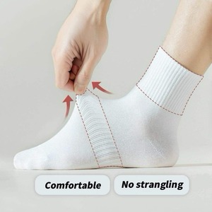 Calcetines de Invierno para Hombre, Diseño Personalizado, Transpirables, Cómodos, Antibacterianos, Color Sólido, Spandex/Poliéster/Algodón, Alta Calidad - Product Image 5