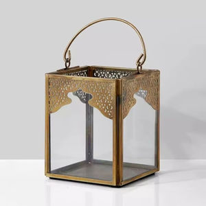 Pièce maîtresse contemporaine en métal de décor de fête de Ramadan pour la décoration moderne de salon et de maison - Product Image 1