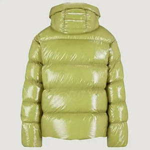 Veste en duvet tissée pour hommes de style designer poème impression personnalisable logo teint et manteau bouffant décontracté en polyester de l'usine directe - Product Image 3