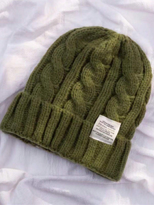 หมวกบีนนี่แจ็คการ์ดใส่ได้ทั้งชายและหญิงสำหรับฤดูใบไม้ร่วงฤดูหนาว - Product Image 4