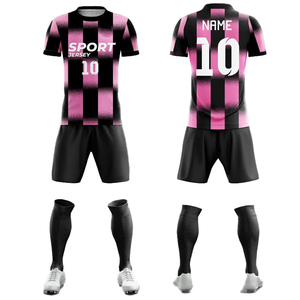 Haute sur mesure léger Polyester enfants maillots de sport ensemble complet Football Football entraînement uniforme Sublimation Football uniforme - Product Image 2