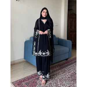 Nuevo diseñador Casual Party Wear bordado chino Stitch Top con Dupatta ODM Supply - Product Image 1