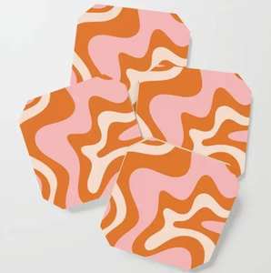 Posavasos con Incrustaciones de Nácar en Oferta, Tamaño y Forma Redonda Personalizables para Uso en el Hogar y como Regalo - Product Image 2