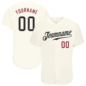 Camiseta de Béisbol Informal de Entrenamiento, Personalizable con Bordado, Nombre, Número y Logotipo, Camiseta de Béisbol con Botones de Calidad Personalizada - Product Image 1