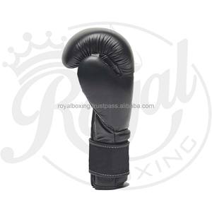 Guantes de boxeo de cuero genuino de alta calidad personalizados etiqueta privada equipo de artes marciales profesional para niños tamaños 6oz 8oz guantes de boxeo - Product Image 2
