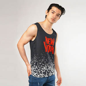 Débardeurs personnalisés pour hommes, vêtements de sport et vêtements décontractés en tissu de coton de haute qualité Oem Odm Premium, vente en gros en usine - Product Image 2