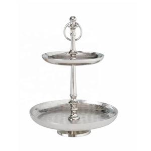 New Arrival Luxury Stainless Round Food Serving Tray Set <b>for</b> Home Decoration and Food <b>Display</b> - Product Image 3