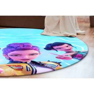 Tapis de porte Anime Girl, Kpop Demon Hunters, tapis de sol stylé pour entrée, tapis fin non tissé - Product Image 4