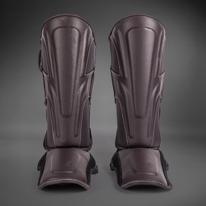 Espinilleras de Cuero para Muay Thai, Kickboxing y Boxeo, Ajustables, Protección para los Pies, para Entrenamiento - Product Image 5