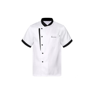 Abrigo de chef uniforme de hotel de restaurante de algodón puro superventas de calidad de exportador con logotipo personalizado - Product Image 3