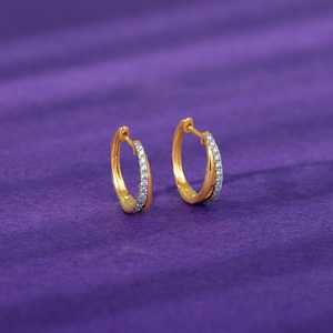 Boucles d'oreilles en or avec diamant Endora - Product Image 6