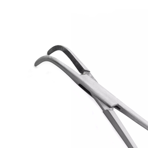 Pince hémostatique de haute qualité 90 degrés incurvés outils de serrage vétérinaires chirurgicaux pinces homéostatiques chirurgicales médicales - Product Image 4