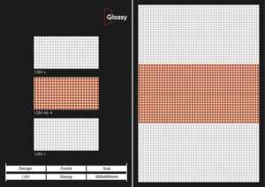 Carreaux muraux en céramique série design 300x600mm pour salle de bain et cuisine, finition brillante ou mate, texture effet sucre, design mural intérieur luxueux - Product Image 4