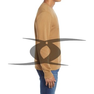 Sudadera térmica de manga larga informal de gran tamaño con estampado personalizado de fabricante para hombre 100% algodón Street Drop Shoulder Crewneck - Product Image 4