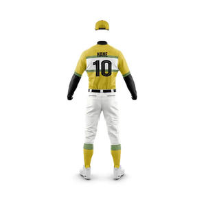 Nouvelle mode, uniforme baseball avec étiquette personnalisée, ensemble maillot et pantalon avec logo personnalisé pour adultes, bonne qualité, services OEM ODM fabriqués en usine - Product Image 5