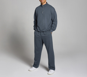 Pantalons de jogging pour hommes en gros personnalisés, très demandés, vente chaude, couleur unie, taille élastique, pantalons d'entraînement - Product Image 2