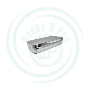 Caja de instrumentos de hospital reutilizable de acero inoxidable 18*8*4cm utensilios de artículos huecos con tapa Manual OEM CE ISO certificado - Product Image 2