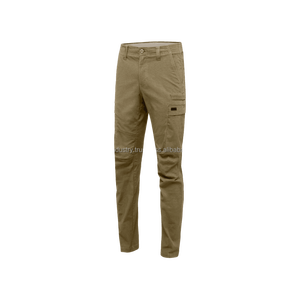 Custom Black 63/35TC Pantalones de trabajo para hombres Pantalones de trabajo de construcción Pantalones cargo con múltiples bolsillos - Product Image 1