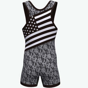 Sans manches de haute qualité hommes lutte Singlet dernière mode léger confortable lutte Singlet avec taux réglable - Product Image 4