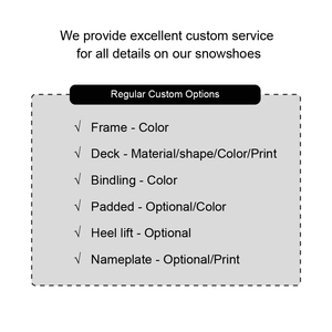 XATP moda personalizada elegante antideslizante aluminio invierno senderismo raquetas de nieve al por mayor para hombres y mujeres - Product Image 5