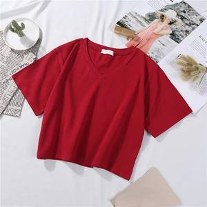 Alta calidad niños niñas sólido suave algodón ropa Casual bebé camisetas venta al por mayor Venta caliente verano - Product Image 4