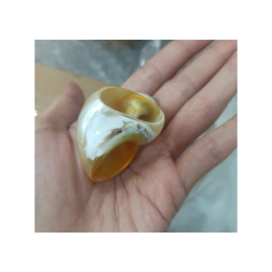 แหวนผ้าเช็ดมือเปลือกหอยเวียดนามทำด้วยมือพร้อมเปลือกหอยธรรมชาติเหมาะสำหรับงานแต่งงานและงานเลี้ยงตกแต่งโต๊ะ - Product Image 3