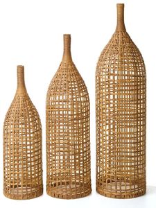 Maceta de mimbre tejida a mano al por mayor, cestas para macetas, decoración del hogar, cestas de mimbre, macetas para plantas de interior, Decoración de mesa - Product Image 6