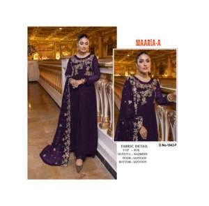 Conjunto de Traje Pakistaní de la Mejor Calidad, Listo para Coser, en Tela de Georgette Sintética y Dupatta, Diseño Elegante para Ocasiones Festivas - Product Image 6