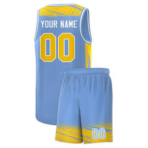 Uniforme de baloncesto personalizado, tejido cómodo transpirable, diseño de cuello en V, camiseta sin mangas de COSH, proveedor de ropa deportiva - Product Image 2