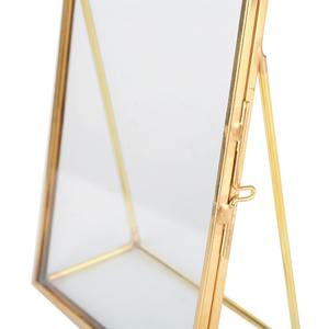 Cadre photo contemporain en métal en laiton avec bords nets et finition mate, idéal pour les cadeaux ou les coins de mémoire à la maison - Product Image 3