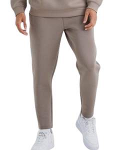Ensemble survêtement pour homme en molleton marron mocha, sweat à capuche et pantalon de jogging slim, décontracté d'hiver, sweat à capuche, pantalon, streetwear pour homme - Product Image 5