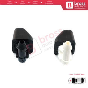 BSP522 Buse de pulvérisation d'eau pour lave-glace avant gauche et droit pour 9 11 1981-2001 7700728063 7700728064 - Product Image 5