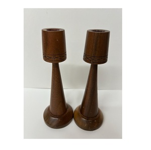 Bougeoir en bois fait à la main pour la décoration intérieure de la maison de luxe, la salle à manger, la fête de mariage et la chambre à coucher - Product Image 1