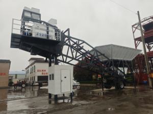 Centrale à béton mobile économique de 35 m³/h, alimentation électrique et <span class=keywords><strong>transport</strong></span> facile pour les petits projets - Product Image 5