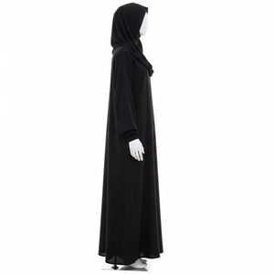 Abaya Transpirable para Adultos, Tela Suave y Ligera, Vestido Musulmán Modesto, Cobertura Completa, Ropa Islámica para Mujer de Uso Diario - Product Image 4