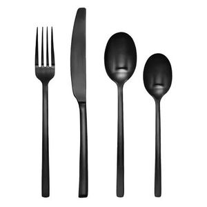 Couverts de mariage en acier inoxydable avec cuillère élégante en miroir argenté de couleur or en vente de gros - Product Image 6