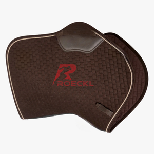 Top vente en gros tapis de selle de cheval anglais matériau durable tissu respirant doublure douce conception équestre confortable - Product Image 3