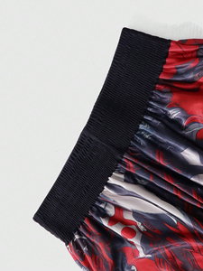 กางเกงขาสั้นมวยไทยแนวสตรีทสำหรับผู้ชายกางเกงขาสั้นผ้าซาตินสำหรับฝึกซ้อมมวยปล้ำออกแบบด้วยการระเหิดเป็นมิตรกับสิ่งแวดล้อม - Product Image 3