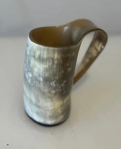 Authentic Eco-Friendly Viking Horn <b>Mug</b> Handmade Buffalo Horn Food Grade Medieval Style Religious Feng Shui Animal Beer <b>Mug</b> - Product Image 3