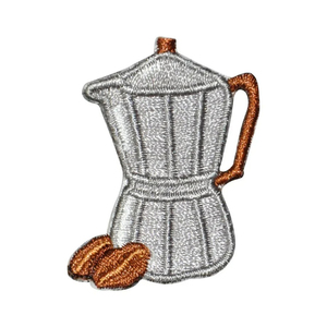 Parches bordados para máquina de café y taza de café, insignias de café para camisa, parches adhesivos para máquina de café, servicio OEM - Product Image 3