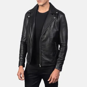 Genuine Leather Jacket Men fashion Jackets All Sizes with Customized Logo and Label quality leather jackets