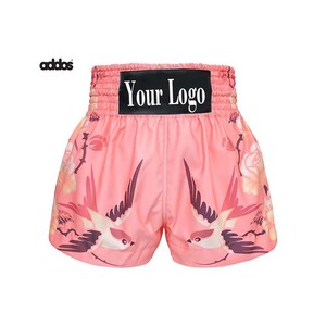 Top Design Venta al por mayor Tarifa Cómoda Artes marciales Tela de poliéster transpirable Unisex Wear Muay Thai Shorts - Product Image 6