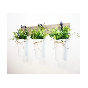 Stylish <b>Hanging</b> Tin planter Metal <b>Hanging</b> Planter Metal Planter <b>Hanging</b> Galvanized Metal Vertical <b>Garden</b> Wall Mounted - Product Image 1
