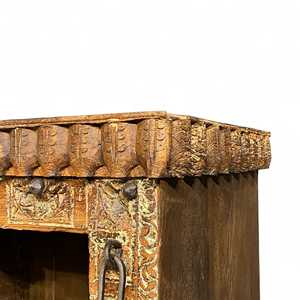 <b>Rustic</b> Wooden Bookshelf for Home Office Living Room Bedroom School or Hotel Versatile Metal Cabinet for Book Storage - Product Image 3