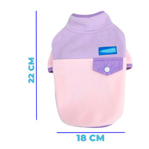 Cappotto in Cotone Felpato per Cani di Piccola Taglia, Autunno e Inverno, Elegante Motivo Tinta Unita, Abbigliamento Casual per Mantenere Caldo il Tuo Compagno di Pelo - Product Image 5