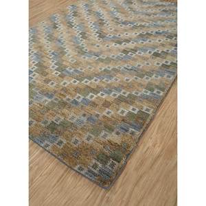 พรมขนสัตว์ถักมือ Erbe สีแดงส้ม รุ่น AKWL-1254 ลายเรขาคณิตนามธรรม สำหรับบ้าน ห้องนั่งเล่น ทางเดิน ห้องโถง ขนาด 9x12 ฟุต รูปทรงสี่เหลี่ยมผืนผ้า - Product Image 2